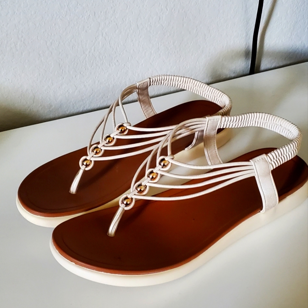 Boho Flat Thong Sandals